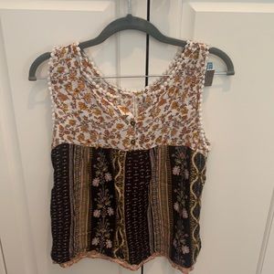 Jolt boho sleeveless top